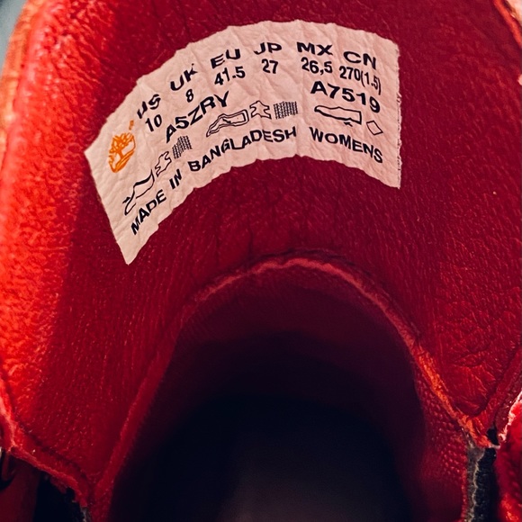 DS Timberland X Bee Line 6-inch boots, premium rubber toe, Women’s SZ 10 - Picture 8 of 11